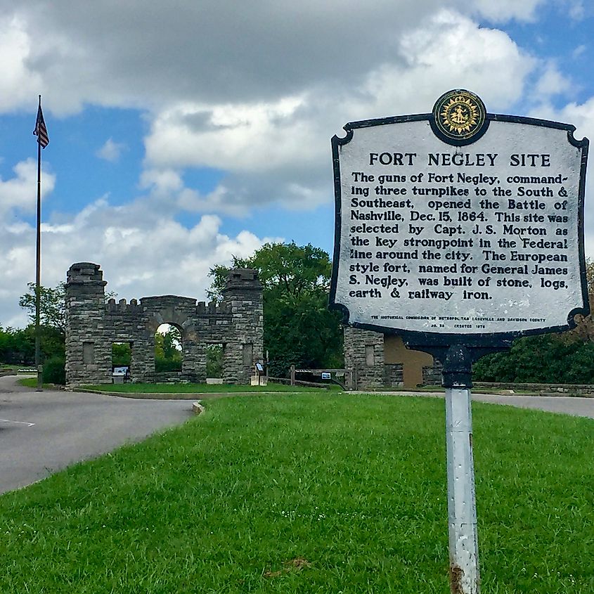 Fort Negley is a pivotal historical site, originally built during the Civil War.