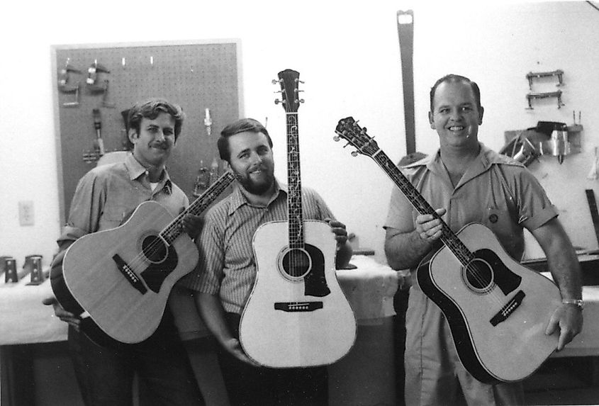 Walnut Valley Festival founders Stuart Mossman, Joe Muret, Bob Redford. 