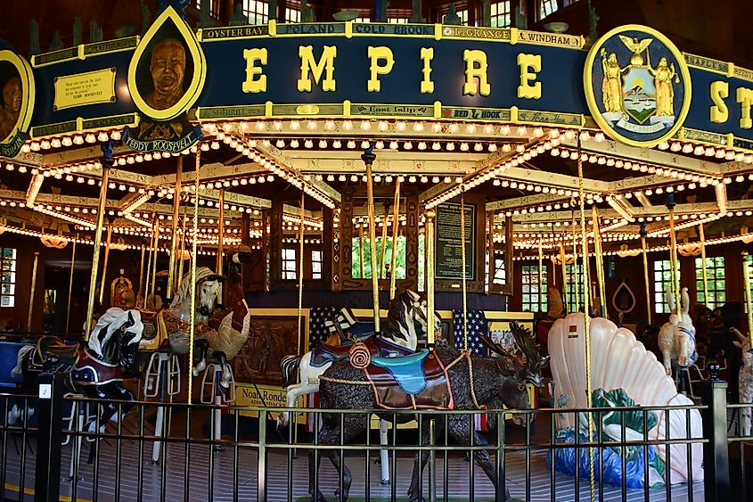 Empire State Carousel at The Farmers Museum in Cooperstown, New York