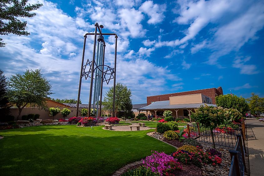 World's Largest Wind Chime in Casey, Illinois.