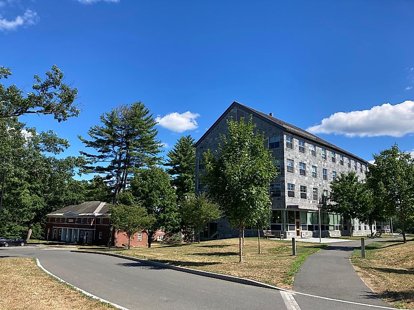 Amherst College in Massachusetts, via Emma'sPhotos / Shutterstock.com