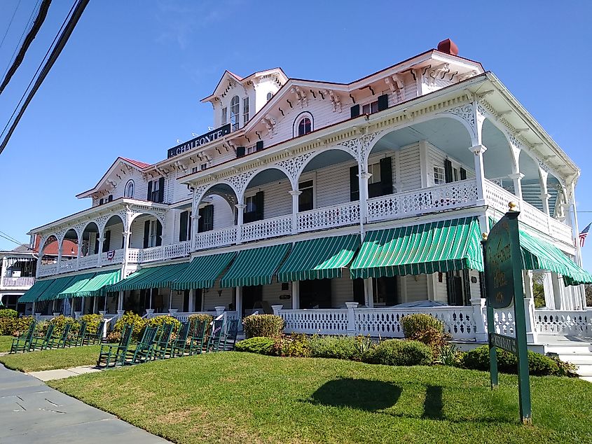 The Chalfonte Hotel, Cape May, New Jersey.