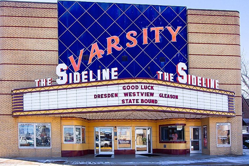 The Varsity Theater in Martin, Tennessee.