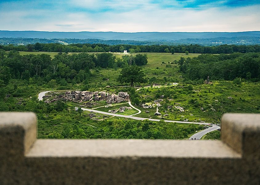 Little Round Top Devil's Den, Gettysburg, PA