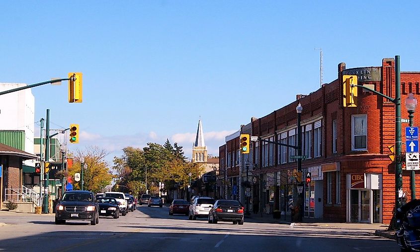 Kingsville, ontario. Main Street. Photo via Wikimedia Commons.
