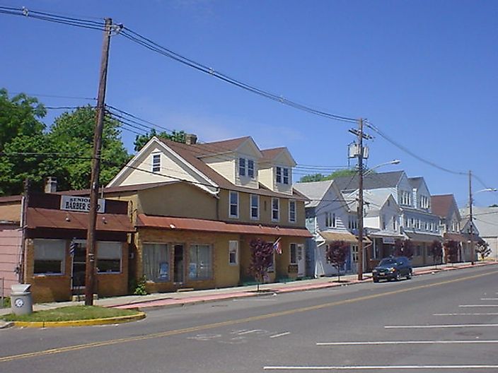 Downtown Jamesburg, New Jersey