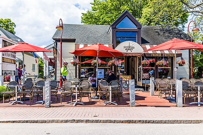 A restaurant in Kennebunkport, Maine