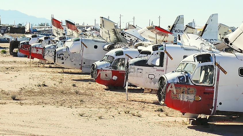 Airplane Boneyard Tuscon Arizona