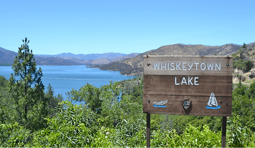 Whiskeytown Lake National Recreation Area near Redding, California.