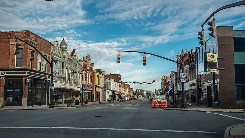 Downtown Delphos, Ohio. Credit: ChicagoPhotographer / Shutterstock