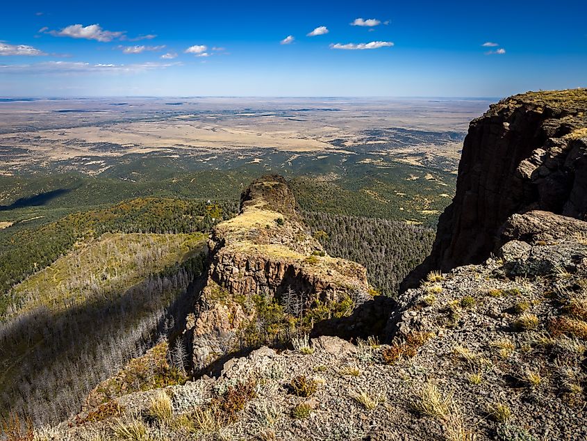 The flat-topped summit of Fishers Peak above Trinidad, Colorado. Credit: TuffKnight/ Shutterstock.com