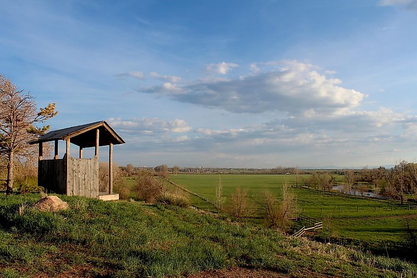 A rancher's overview shack outside of Timnath, CO.