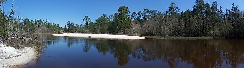 Blackwater River in Blackwater River State Park.