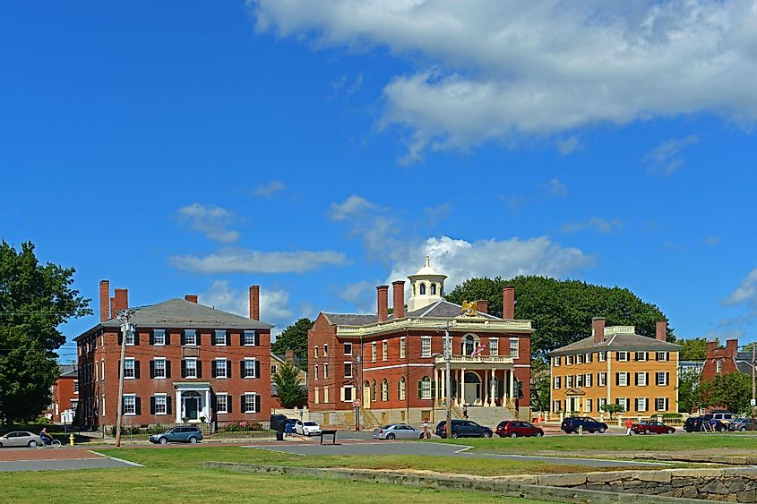 Custom House at the Salem Maritime National Historic Site in Salem, Massachusetts