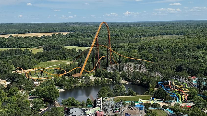 Pantherian seen from the Kings Dominion Eiffel Tower. Dan Hood, CC BY 4.0 <https://creativecommons.org/licenses/by/4.0>, via Wikimedia Commons