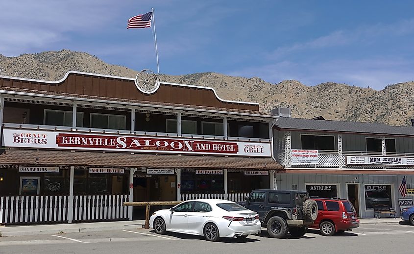 Stores in historic downtown Kernville