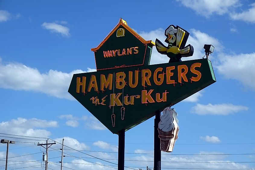 Waylan's Ku-Ku Burger in Miami, Oklahoma.