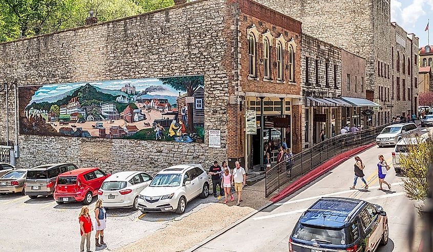 Main Street in downtown Eureka Springs