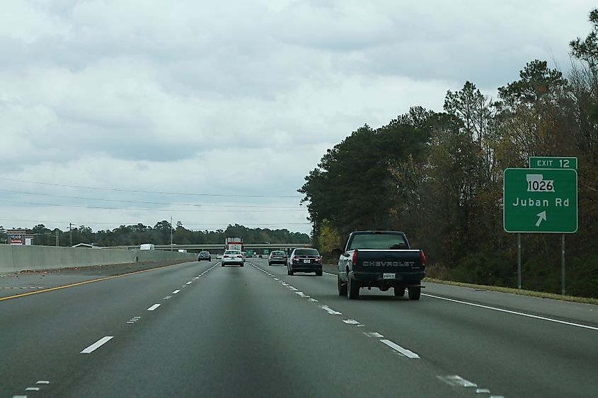 I-12 East - Exit 12 - LA
