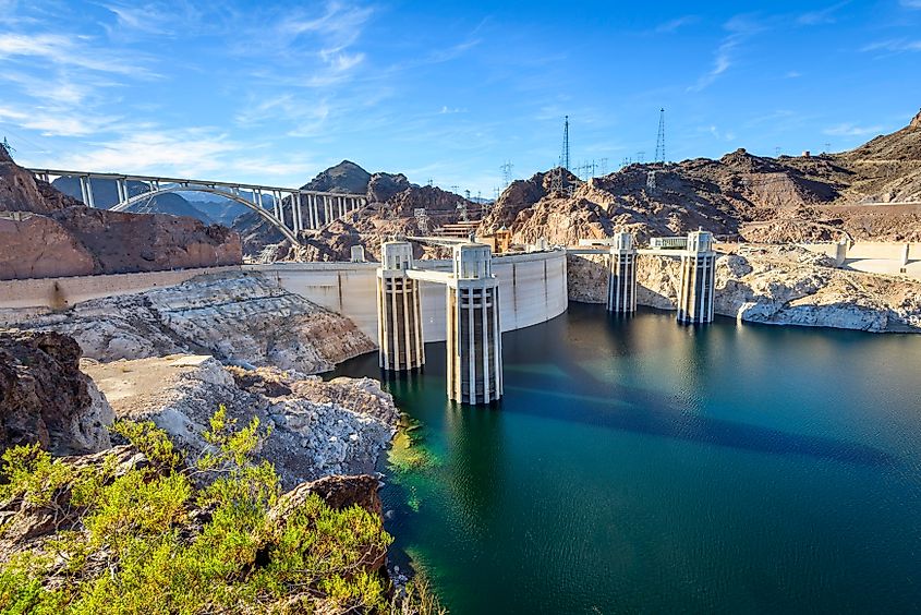 Hoover Dam in Nevada.