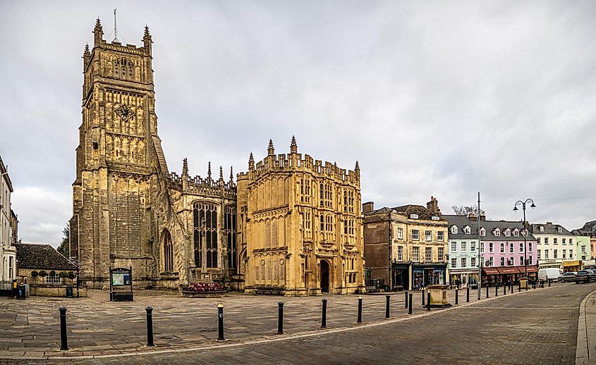The beautiful Roman town of Cirencester, United Kingdom.