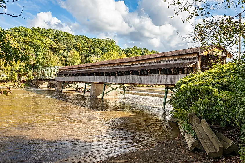 Harpersfield Covered Bridge Ashtabula County Ohio