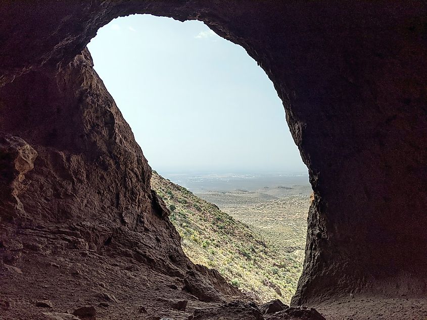 Aztec Cave in Franklin Mountains State Park El Paso Texas