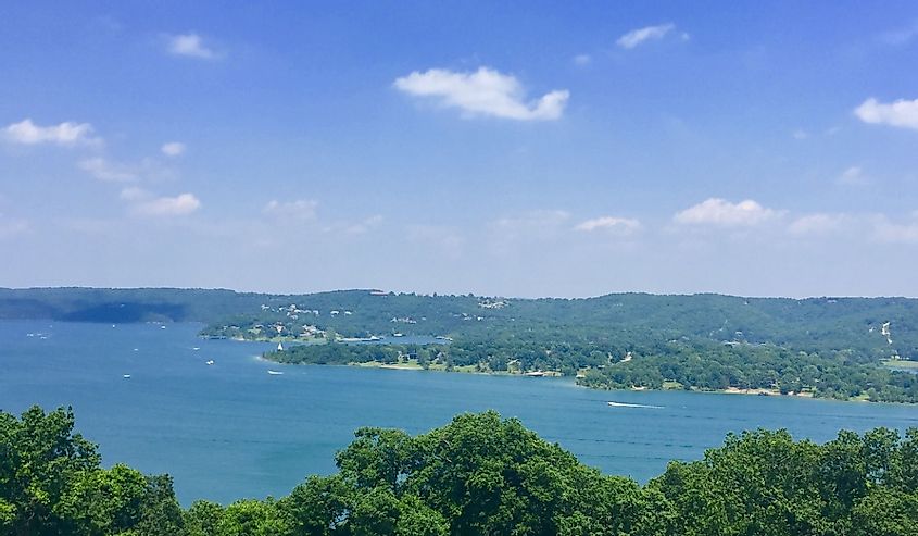 Looking out over Table Rock Lake, Missouri