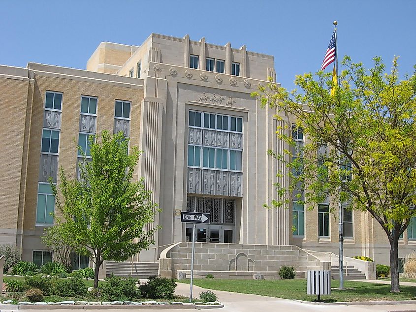 Roosevelt County Courthouse in Portales Christian M. Mericle