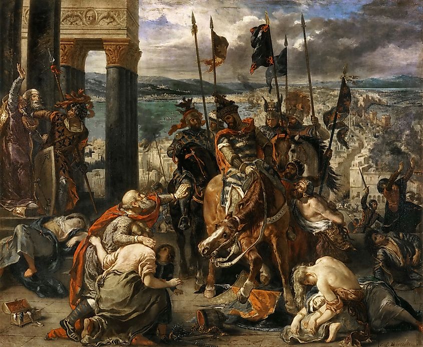 The Entry of the Crusaders into Constantinople, by Eugène Delacroix