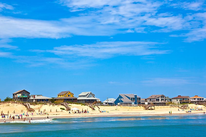 The beach at Nags Head.