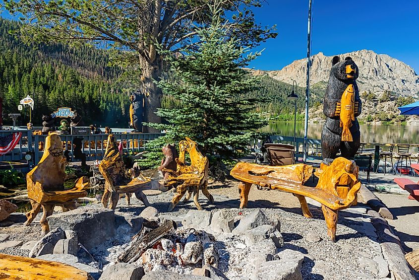 Beautiful art crafts saw at Gull Lake in Jun Lake loop, via Kit Leong / Shutterstock.com