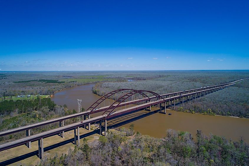 The General W.K. Wilson Jr. Bridge (Dolly Parton Bridge) near Mobile, Alabama