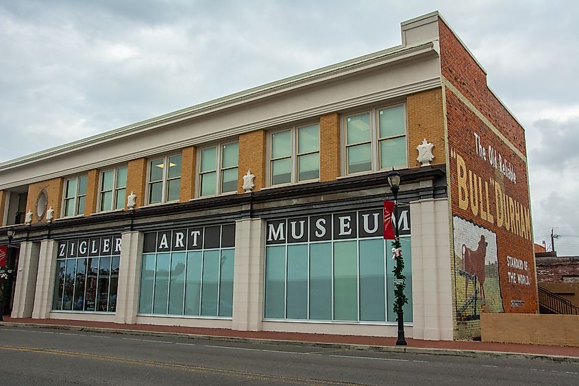 Zigler Art Museum in Jennings, Louisiana.