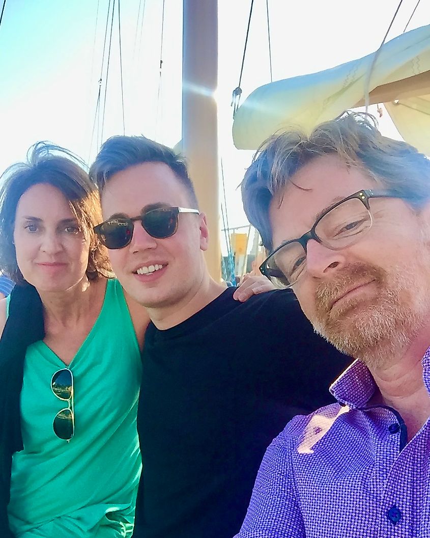 Enjoying a Key West sunset cruise Image credit Bryan Dearsley