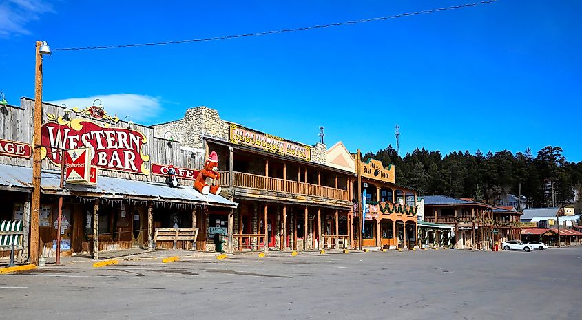 The beautiful town of Cloudcroft, New Mexico. Image credit Purplexsu via Shutterstock