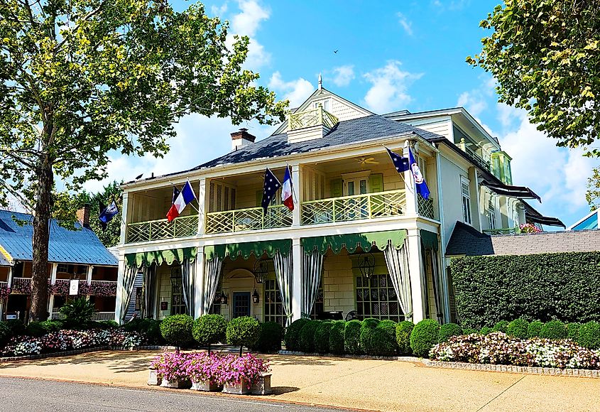 The Inn at Little Washington in Washington, Virginia. Editorial credit: refrina / Shutterstock.com