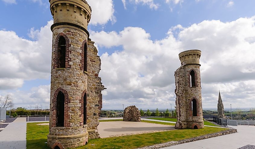 Remains of Knox Hannyngton House, Hill of O'Neill, Dungannon, Northern Ireland