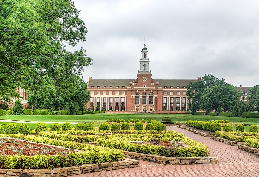 Campus of the Oklahoma State University in Stillwater, Oklahoma.