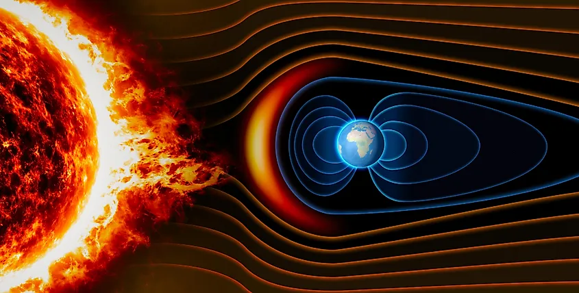 Solar Wind Illustration