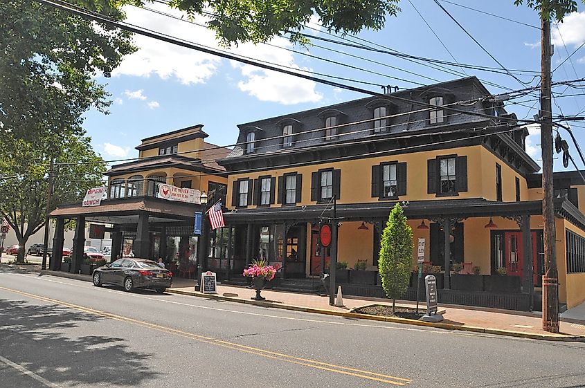 A historical building in Swedesboro, New Jersey.