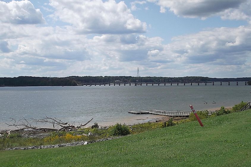 John H. Kerr Resevoir (Buggs Island Lake) near Clarksville, VA