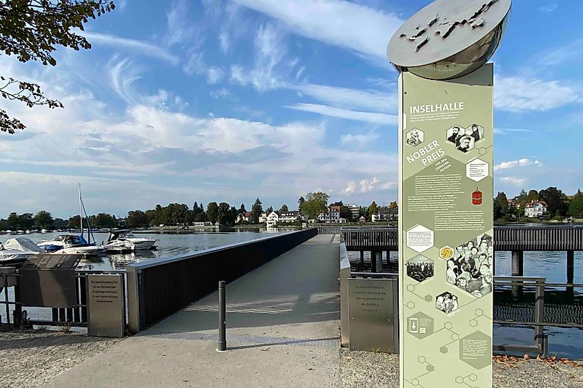 Nobel Laureate exhibit in Lindau