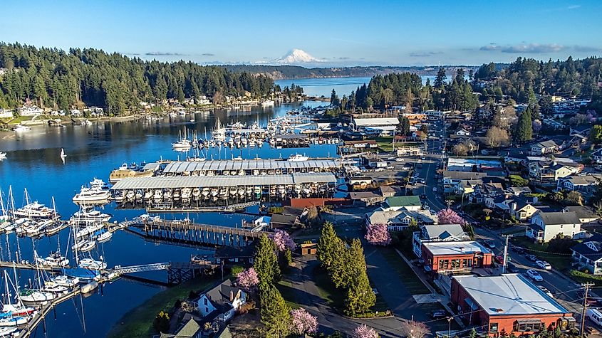 A beautiful day in Gig Harbor, Washington.