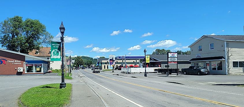 West Main Street in Fort Kent, Maine on July 18, 2025. This is the very first stretch of Route 1, which has its northern terminus right where this picture is taken from.