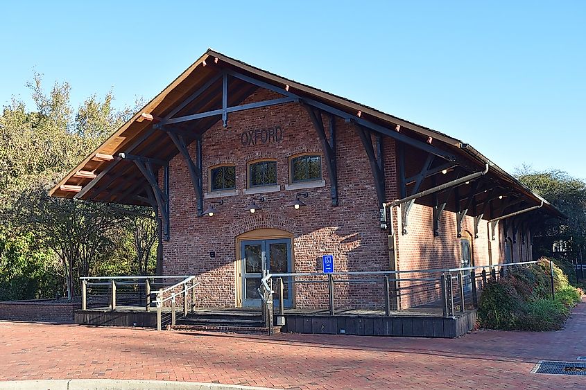 Illinois Central Depot Oxford, Mississippi.