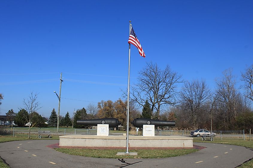 Battle of Brownstown memorial.