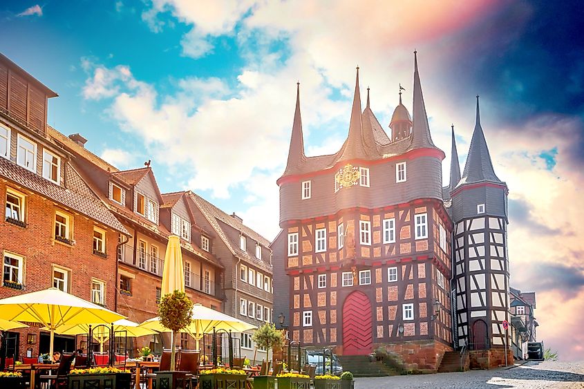 Old city of Frankenberg, Eder, Hessen, Germany 