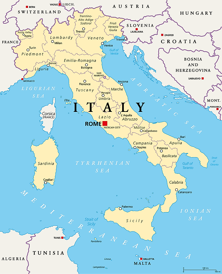 Adriatic Sea WorldAtlas