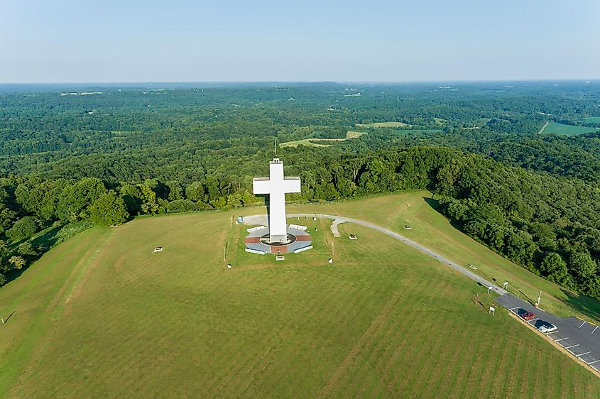 Bald Knob cross, Union County, Illinoi